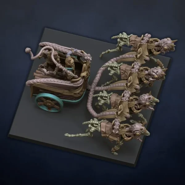 Tomb Architect on Glorious Chariot - Undying Dynasties - Dragonlake Miniatures - RPG - WARGAMES - ROL - Imagen 3