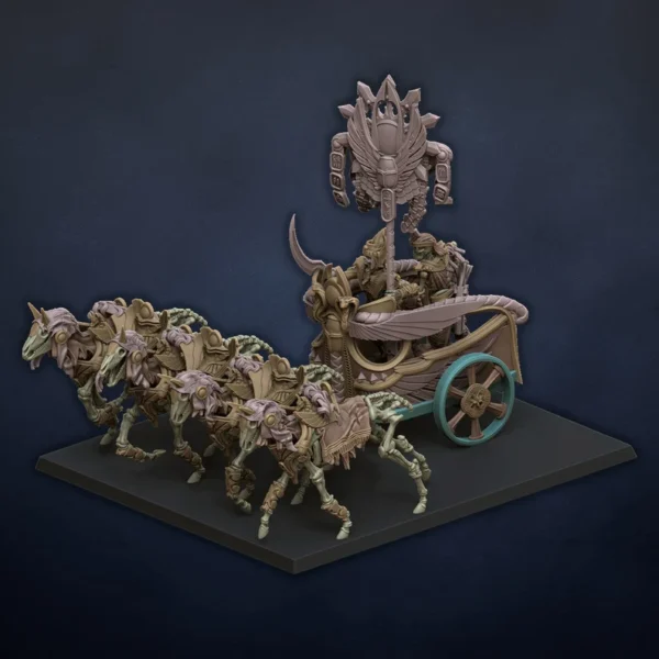 Tomb Harbinger on Glorious Chariot - Undying Dynasties - Dragonlake Miniatures - RPG - WARGAMES - ROL