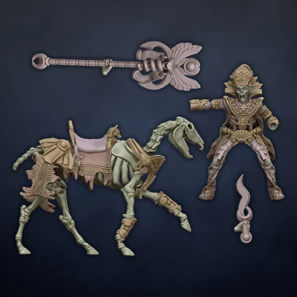 Hierarch on Horse - Undying Dynasties - Dragonlake Miniatures - RPG - WARGAMES - ROL - Imagen 2