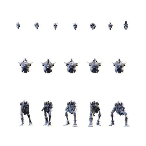 Esqueletons with melee weapons - Armies of the Sands Txarli Factory - RPG - WARGAMES - ROL - Imagen 2