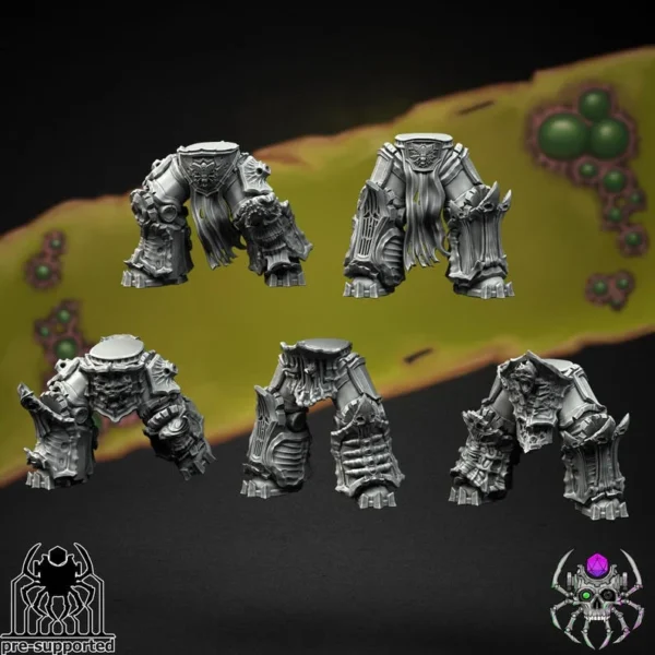 Plague Bringers Heavy Armor Squad | EightLegsMiniatures - Imagen 8