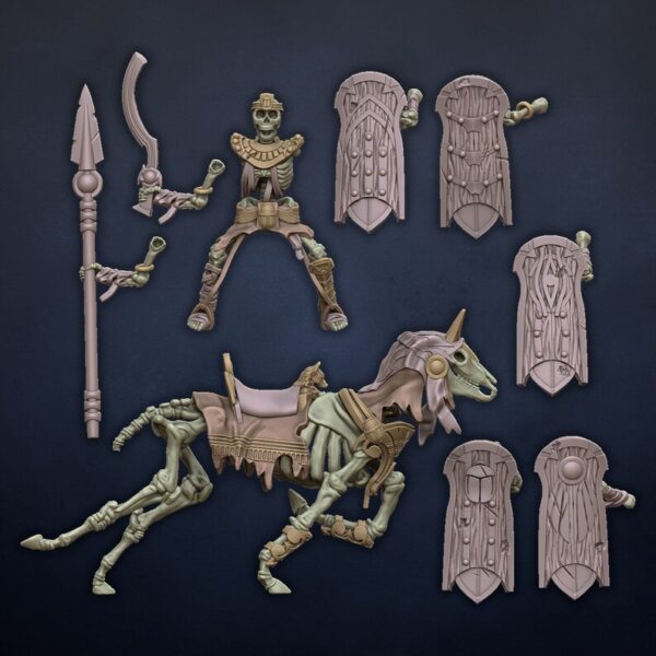 Heavy Skeletal Cavalry - Dragonlake - RPG - WARGAMES - ROL - Imagen 5