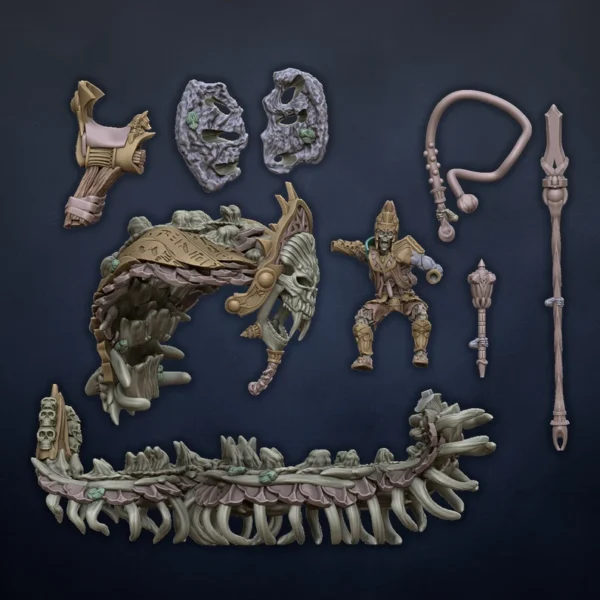 Tomb Architect on Cataphract - Undying Dynasties - Dragonlake Miniatures - RPG - WARGAMES - ROL - Imagen 4