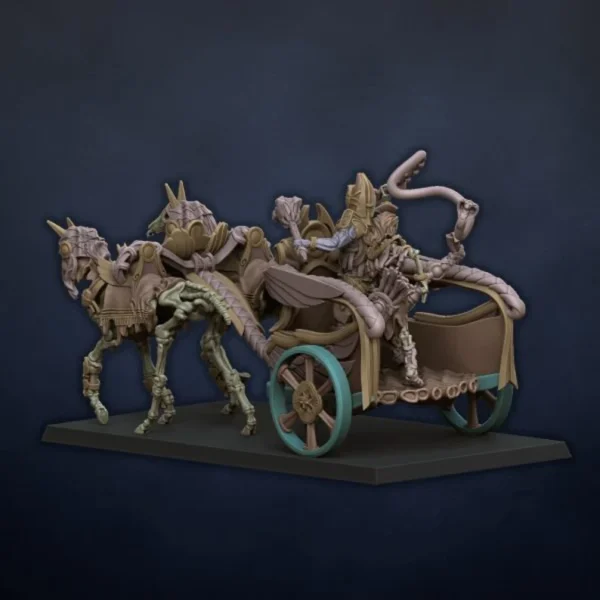 Tomb Architect on Chariot - Undying Dynasties - Dragonlake Miniatures - RPG - WARGAMES - ROL - Imagen 4