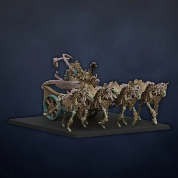 Tomb Architect on Glorious Chariot - Undying Dynasties - Dragonlake Miniatures - RPG - WARGAMES - ROL