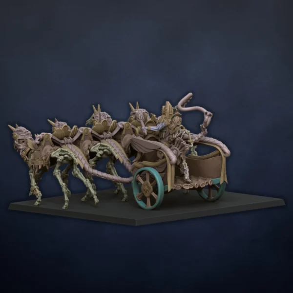 Tomb Architect on Glorious Chariot - Undying Dynasties - Dragonlake Miniatures - RPG - WARGAMES - ROL - Imagen 4