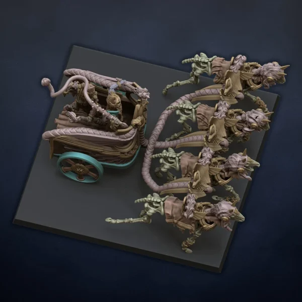 Tomb Architect on Glorious Chariot - Undying Dynasties - Dragonlake Miniatures - RPG - WARGAMES - ROL - Imagen 5
