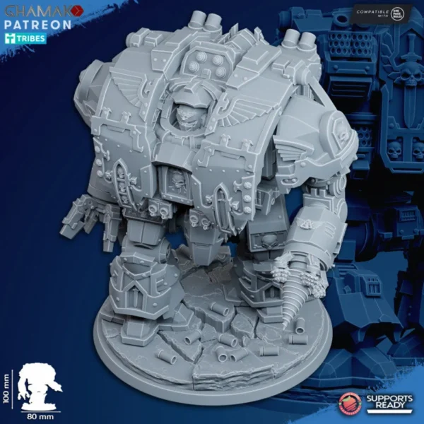 Dreadnought Vengeful Angels - Ghamak compatible con juegos de guerra de mesa - Imagen 8
