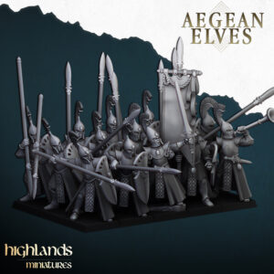 Lanceros - Highland Miniatures | Altos Elfos